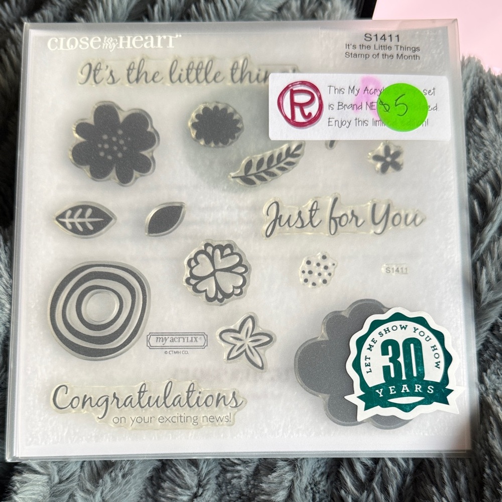 Close to My Heart Black Home Design Stamps